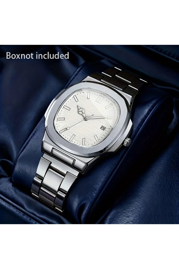 Men's Watch with Square Face, & Analog Display - Elegant Dress Watch Suitable for Business & Formal Wear, Ideal Gift