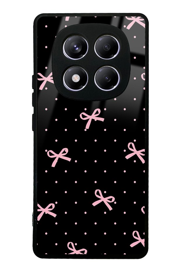 Xiaomi Redmi Note 14 Pro 4g Glossy Phone Case with Pink Ribbon Design