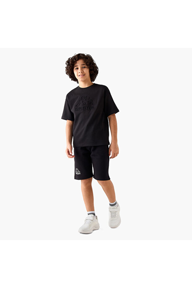 Elasticated Drawstring Shorts with Pockets - 2