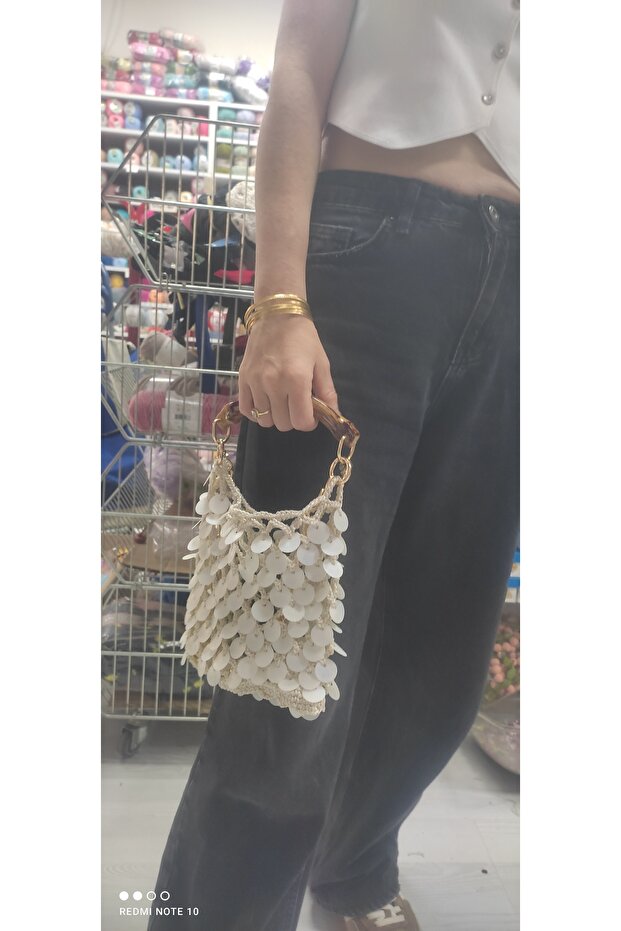 Sequin Bag Trendy Model