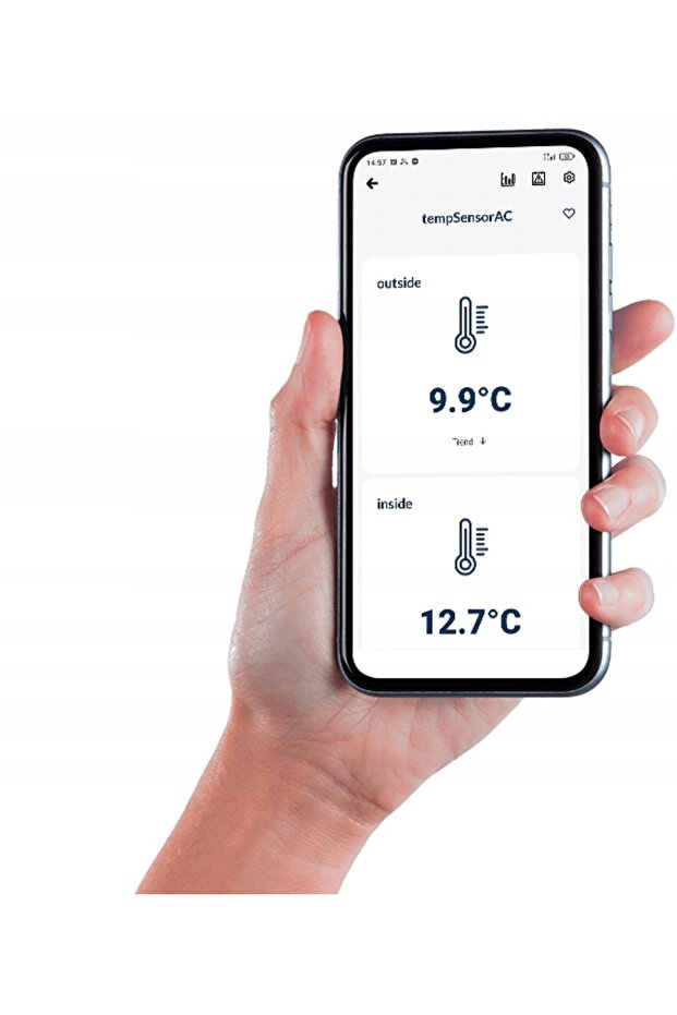 Senzor de temperatură tempSensorAC v2 wifi API - 2