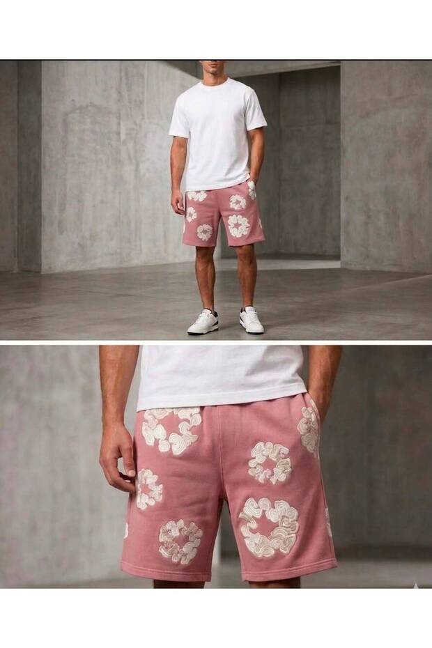 Custom 3D Floral Printed Oversized Shorts: Highest Quality Fabric 😎