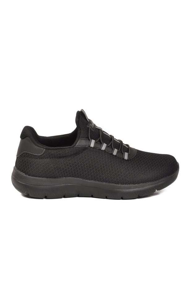 Black Mesh Lightweight Flexible Men's Sports Shoes 26107 m