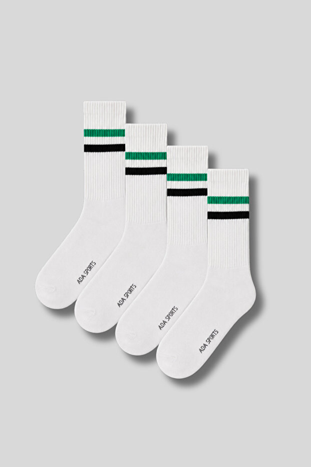 Men's 4-Pack Sole Towel Sports-Tennis Socks