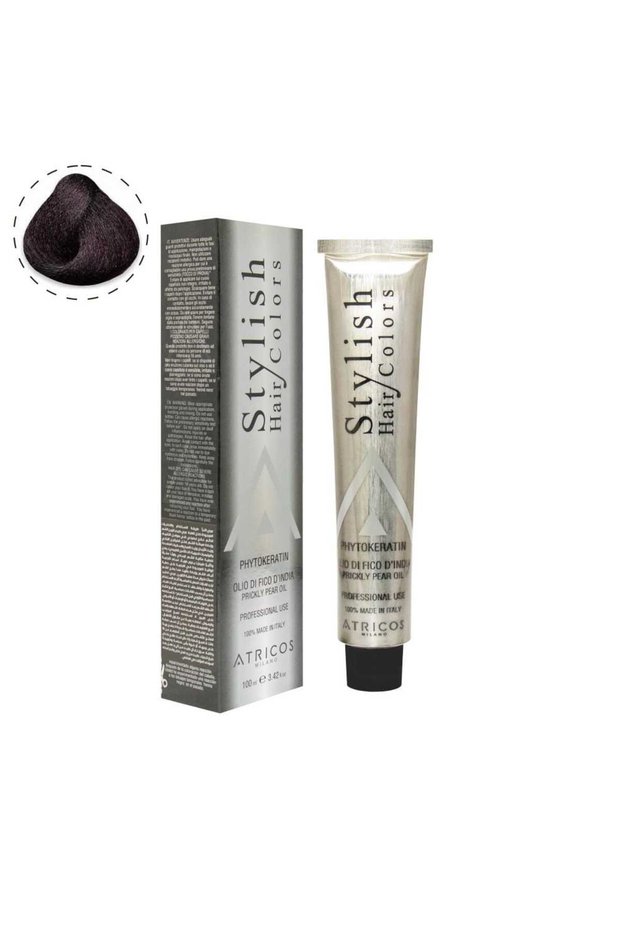 Stylish Hair Color 4.7 Violet Brown – Rich Cool Brown Hair Dye 100ml