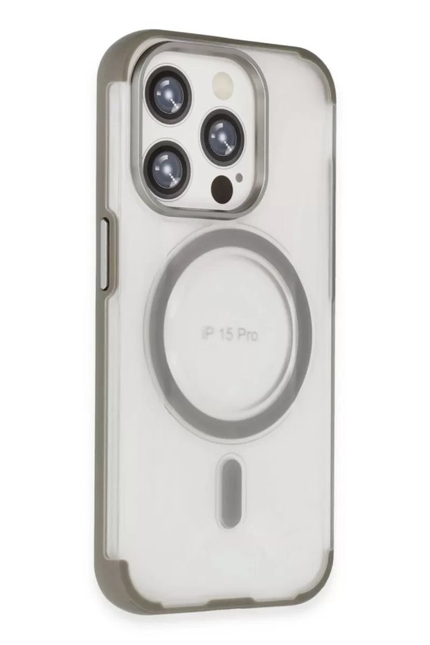 Joko Apple iPhone 15 Pro Max Compatible Hilton Magsafe Cover - Titan Gray