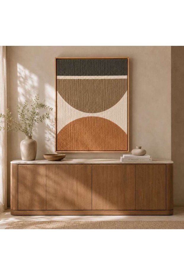 Kramer Handcrafted Wall Art 90x120cm - Natural