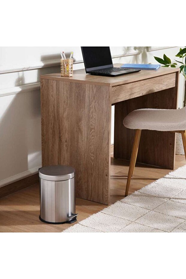 Daily Soft Close Metal Pedal Bin 26x20.5x28cm 5l - Chrome