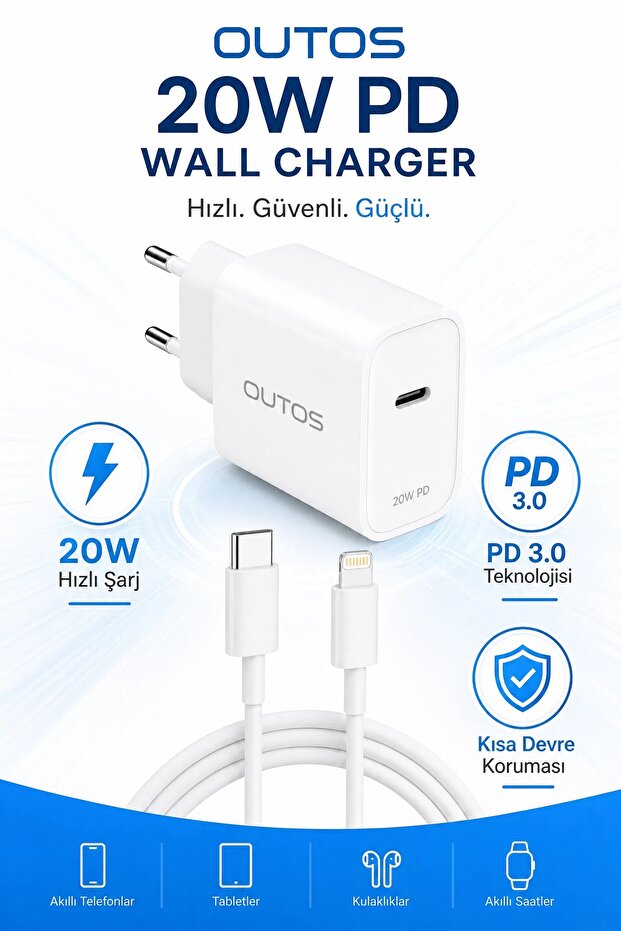 TYPCE-TYPCE 20W PD ŞARJ SETİ