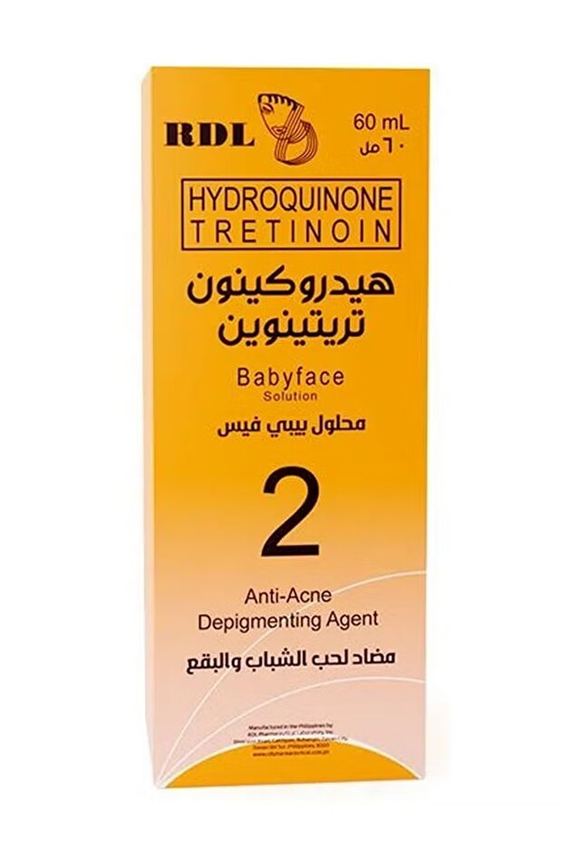Babyface Astringent Hydroquinone+Tretinoin 2 - 60 ML