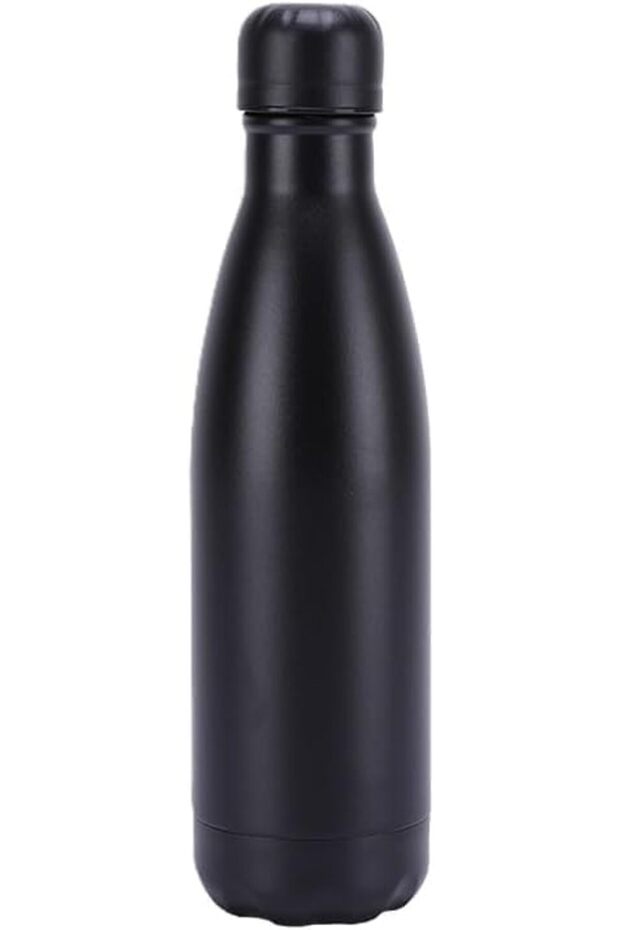 Stainless Steel Water Bottle 500ml, Vacuum Insulated Sports Bottle, Leak-Proof Reusable Water Bottle for Gym, Yoga, Office, Travel & Outdoor Activities, White