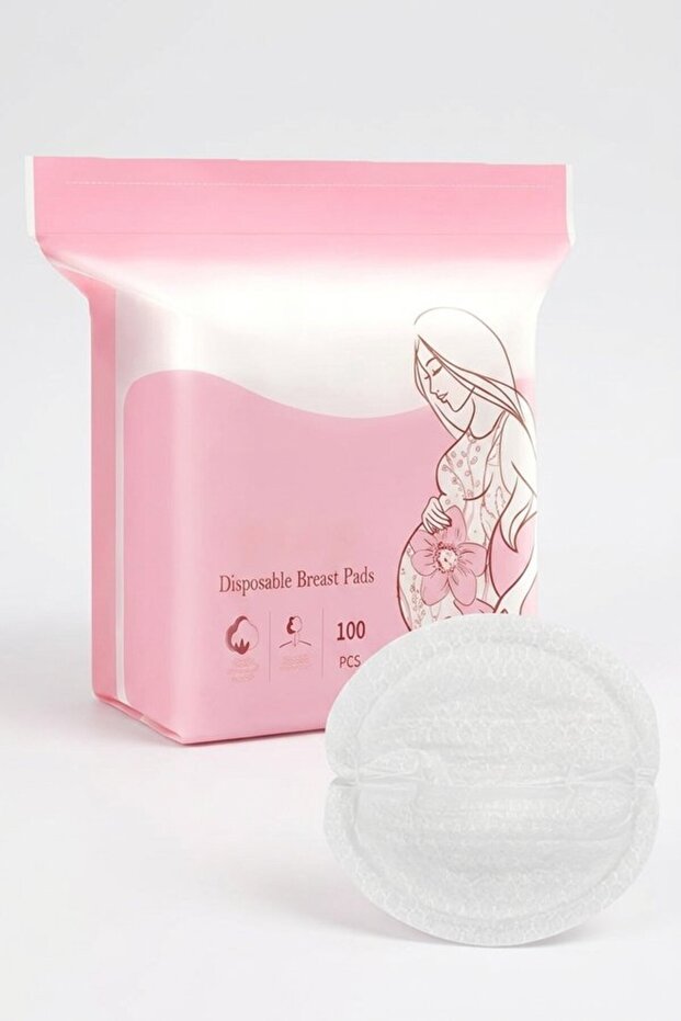 100 Cotton Absorbent Nursing Pads Disposable Leakproof Ultra Thin Breastfeeding