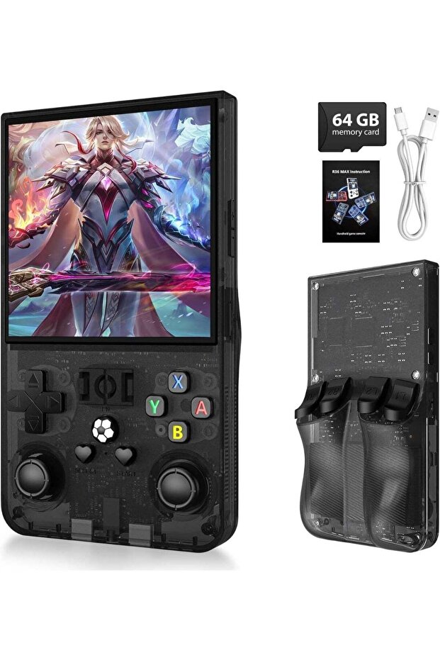 Retro Handheld Game Console with 4.0 Inch IPS Display, 18,000+ Built-in Retro Games, Linux System