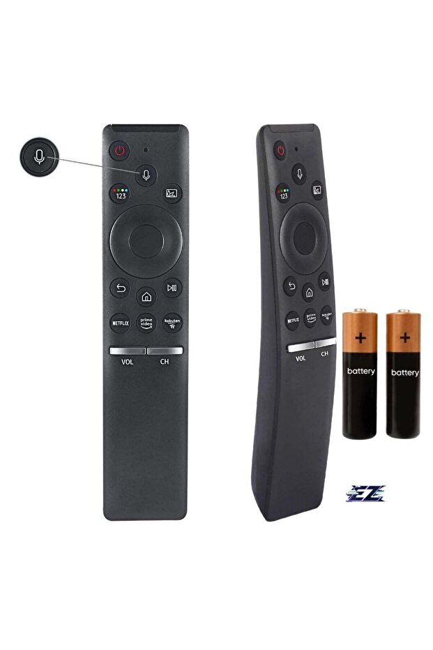 New Bluetooth Voice Remote Control for Samsung BN59-01259E/B Replacement Smart TV Controller with Netflix, Prime Video, Roku, Tin TV Keys