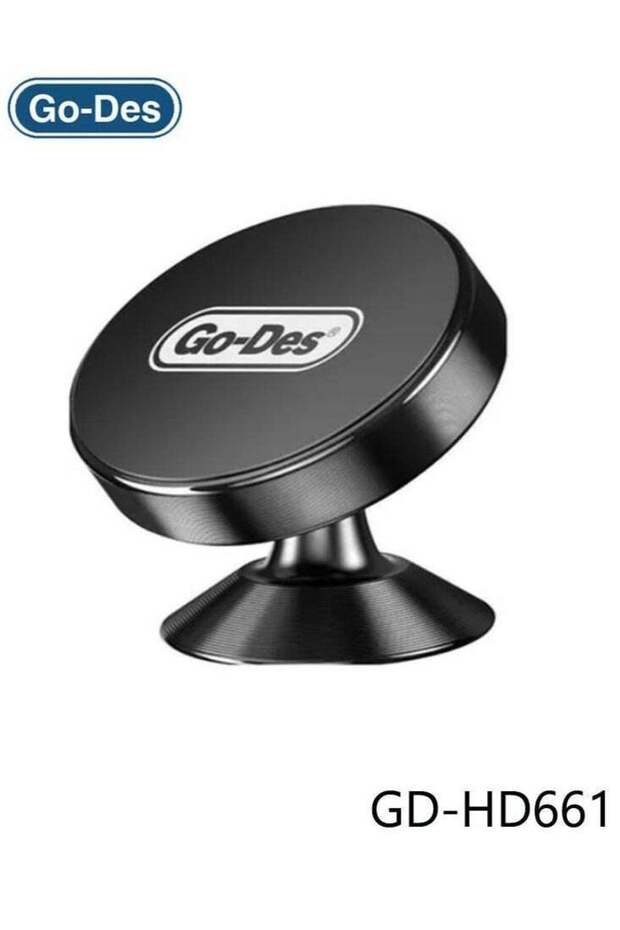 GD-HD661 Magnetic Suction Bracket 360° Universal Phone Holder – Adjustable Dashboard & Windshield Mount