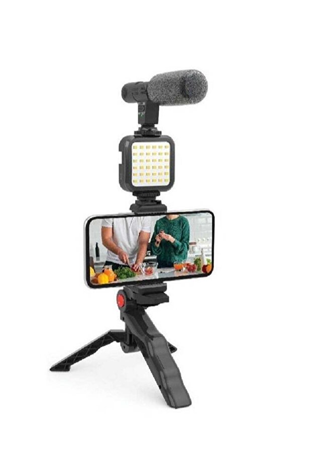 Smartphone Vlogging Kit With Tripod Stand