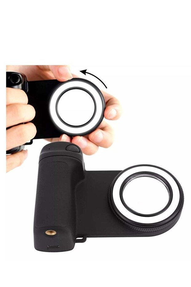 Magnetic LED Selfie Ring Light with Rechargeable Battery – Detachable Wireless Bluetooth Remote Control