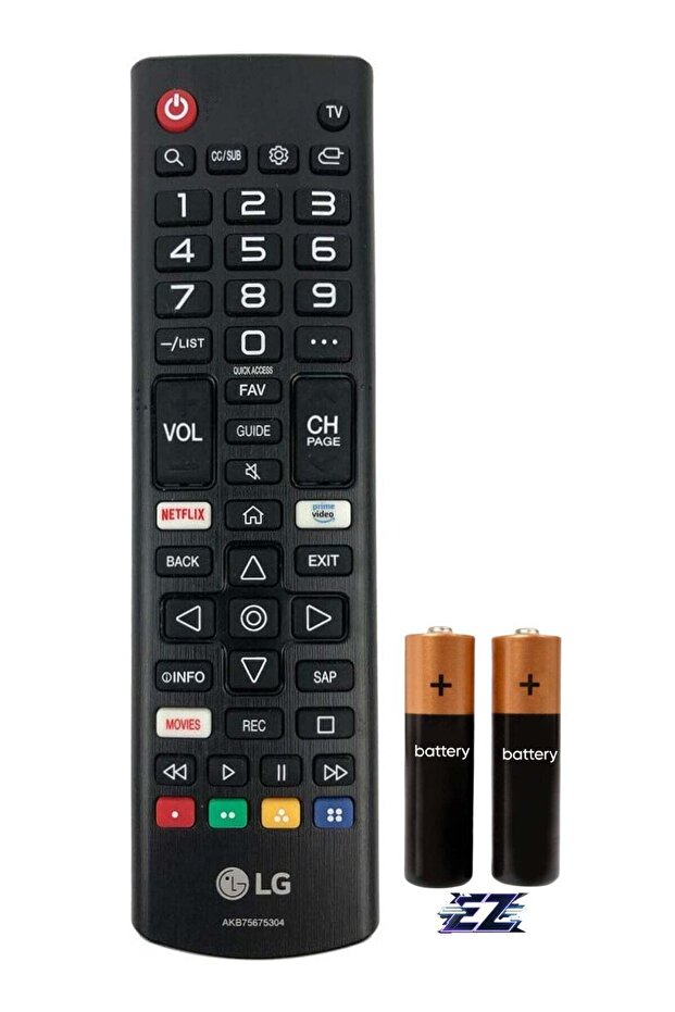 Replacement Remote Control OEM for LG AKB75675304 Smart TV (Compatible with various LG models)