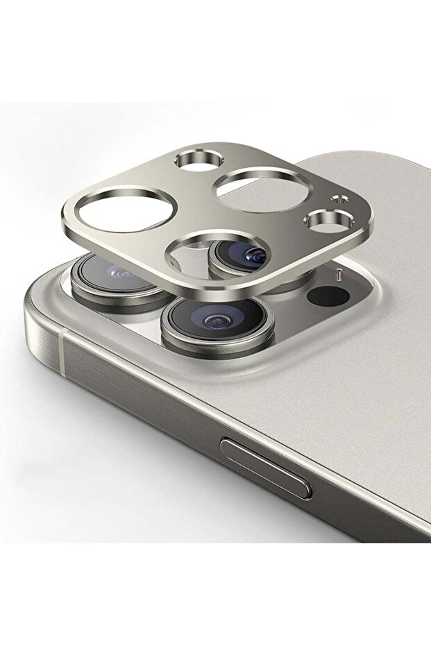 Camera Lens Protector for iPhone 15 Pro/15 Pro Max, [2 Pack] [Anti-Fall] [Not fall off] 360°Protection Camera Lens Protector Ring Cover -Gold