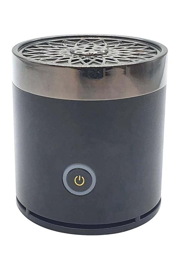 Electric Mini Bakhoor Burner for Car Use in Black | Portable and Elegant Aroma Diffuser