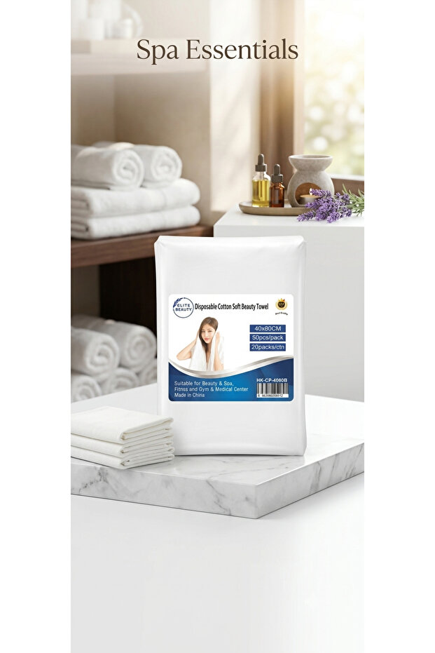 Elite Beauty Disposable Cotton Soft Beauty Towel