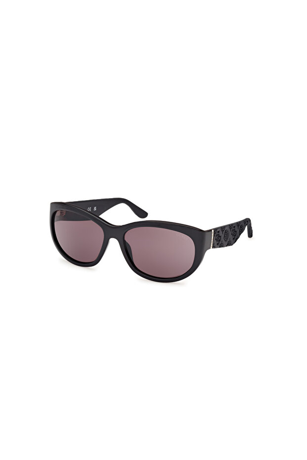 Shiny Black Uv400 Injected Female Sunglasses