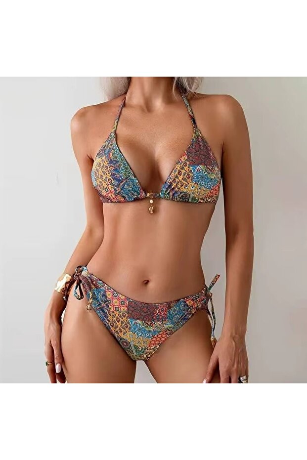 طقم بيكيني نسائي من Ece's بنقشة أمازون MY1005