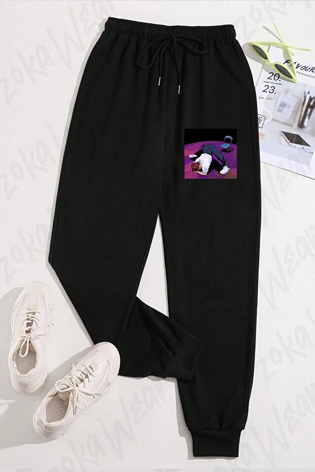 بنطلون رياضي مطبوع للجنسين من Someone Help Shinji