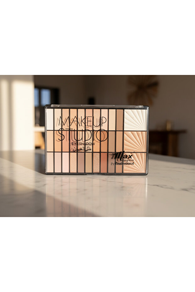 Max Elegance Makeup Studio Neutral Eyeshadow Palette Multi-Color - 2