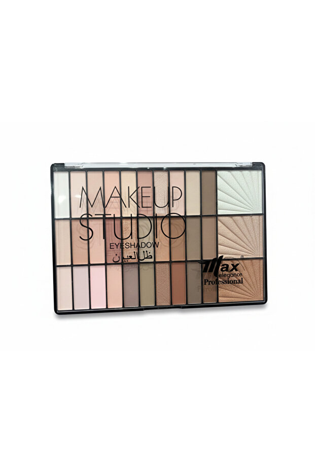 Max Elegance Makeup Studio Neutral Eyeshadow Palette Multi-Color - 4