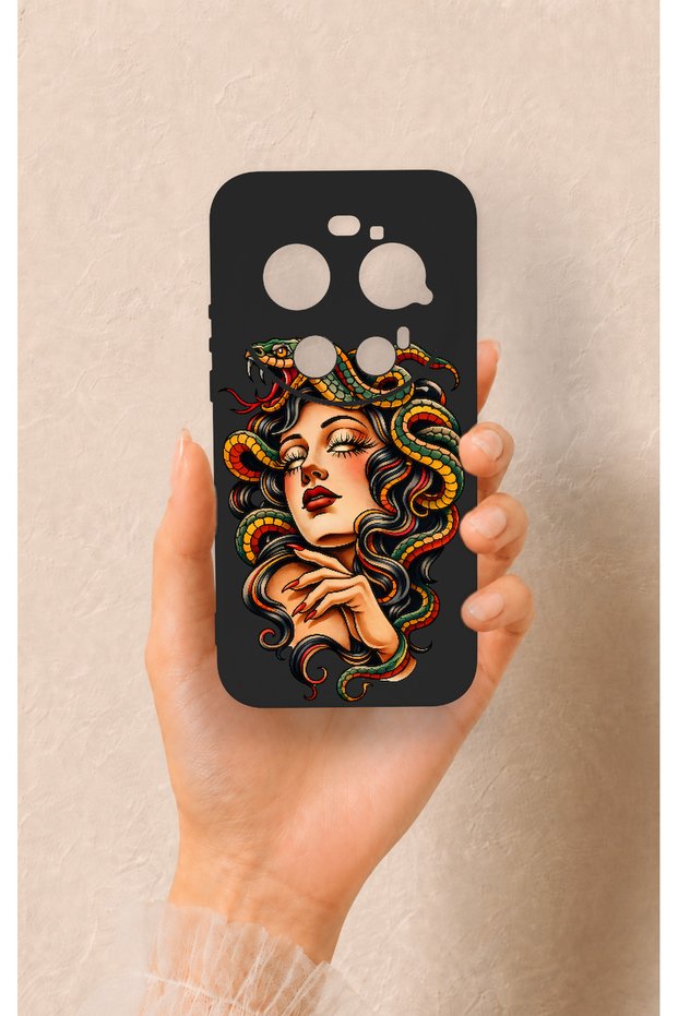 Xiaomi Mi 17 Ultra Compatible Medusa Patterned Silicone Case