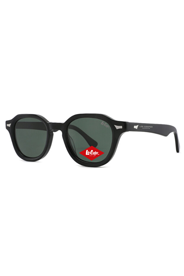 نظارات شمسية مستقطبة للرجال بعدسات سوداء عاكسة - LCM10759C1