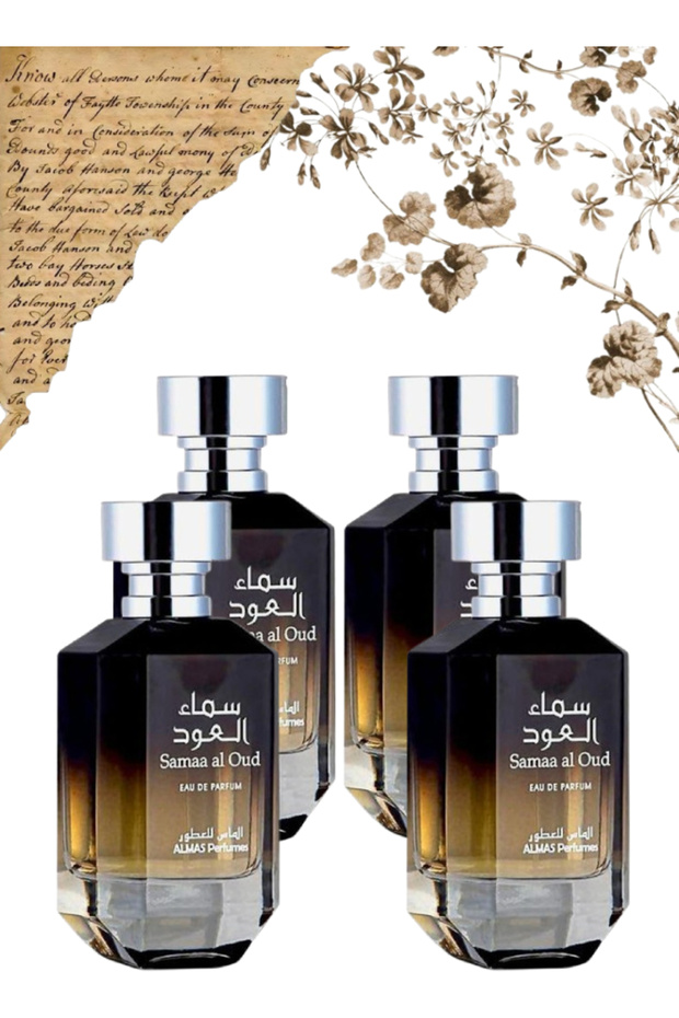 4 قطع من عطر سمّاء العود 100 مل