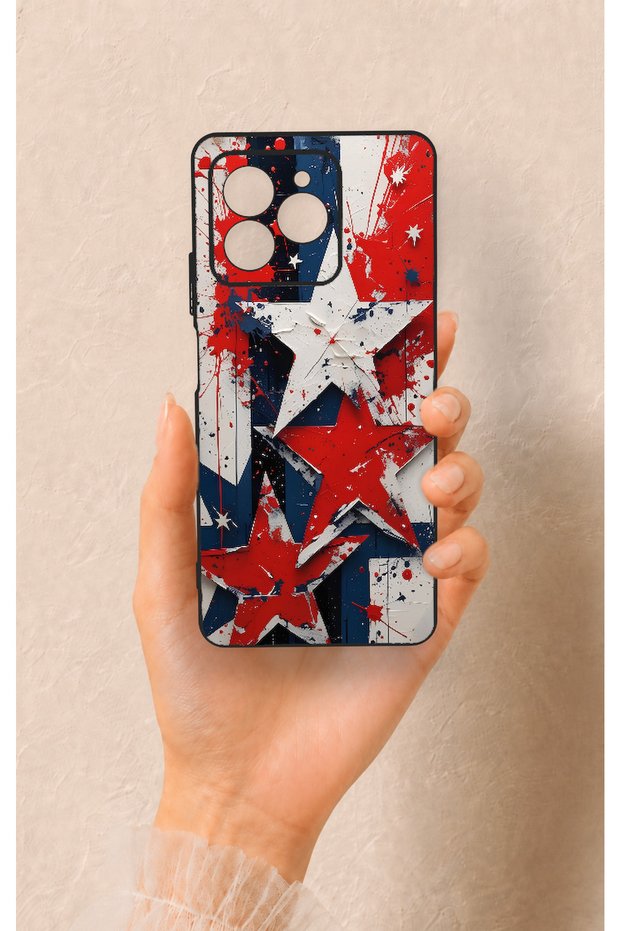 Omix X7 Compatible Star Flag Patterned Silicone Case