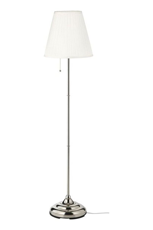 Floor Lamp Metal 204x100x155 White
