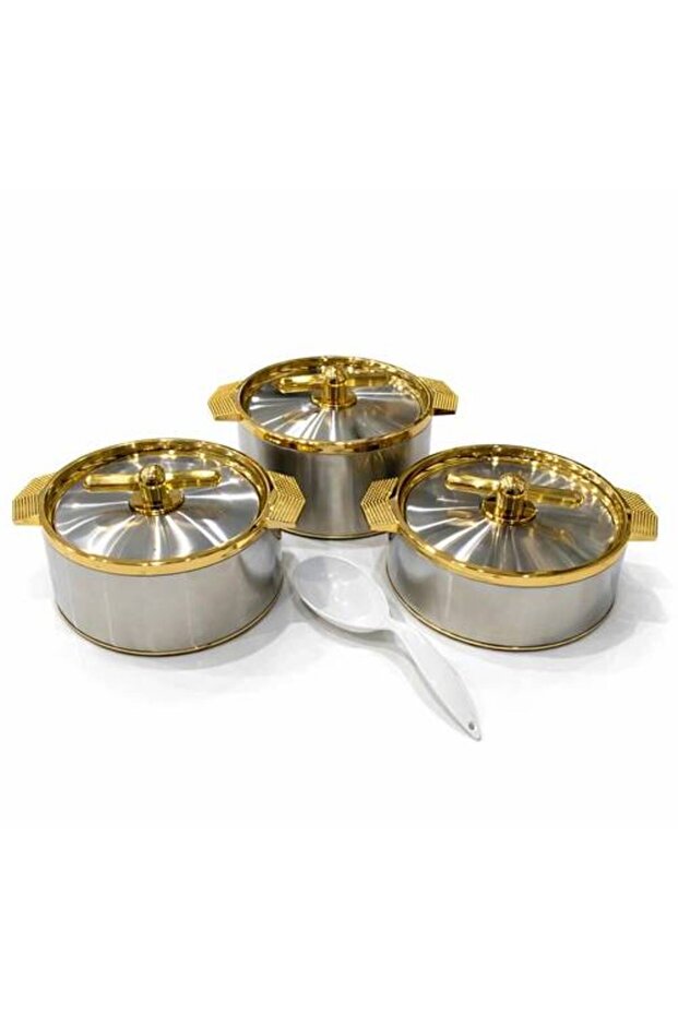 New and distinctive luxurious food warmer set – 3 pieces