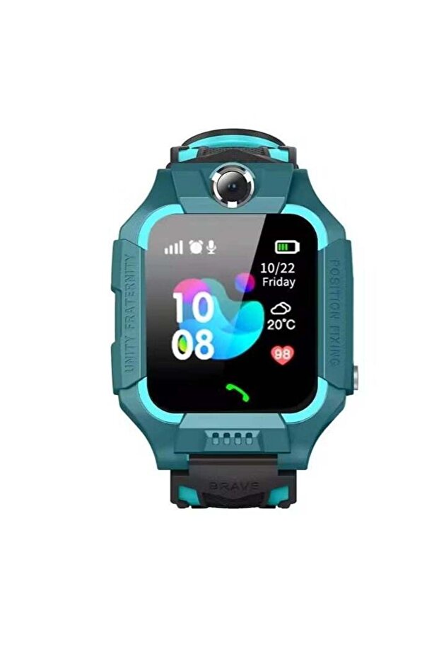 Kid's GPS Smart Waterproof Watch for Kids Green