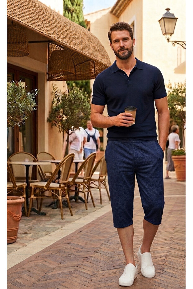 Bella Dossi Cotton Comfortable Men's Capri