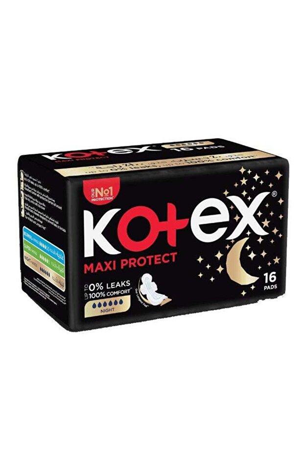 MAXI PROTECT PADS NIGHT 16'S:1380