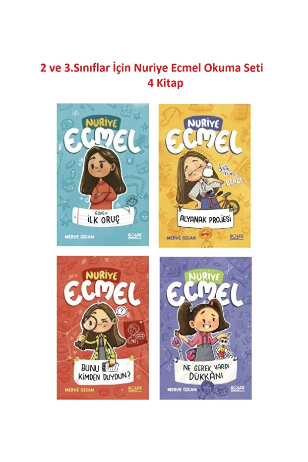 2Nd and 3Rd Grade Nuriye Ecmel Set Alyanak Projesi Bunu Kimden Duydun Ne Gerek Vardı Dükkanı İlk Oruç 4 Book Set