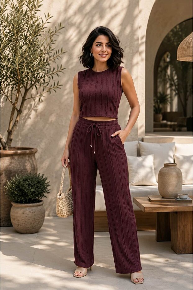 Ribbed Knitwear Set
