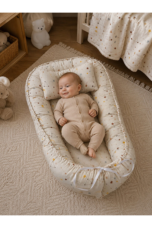 Cotton Filled Babynest Baby Bed | Comfortable, Safe, and Stylish Sleeping Area