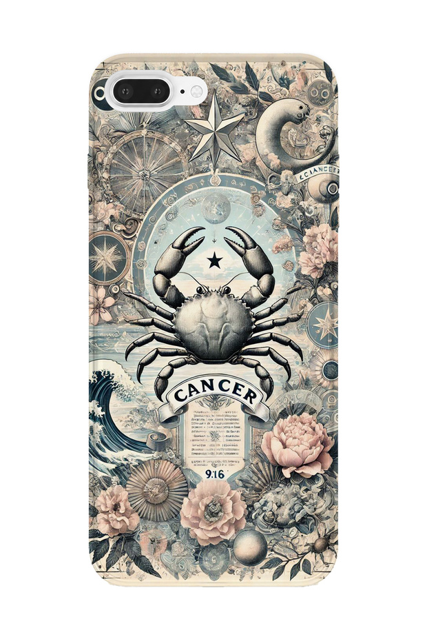 iPhone 7 Plus Compatible Printed Transparent Phone Case | Collection: Zodiacmuse Celestia