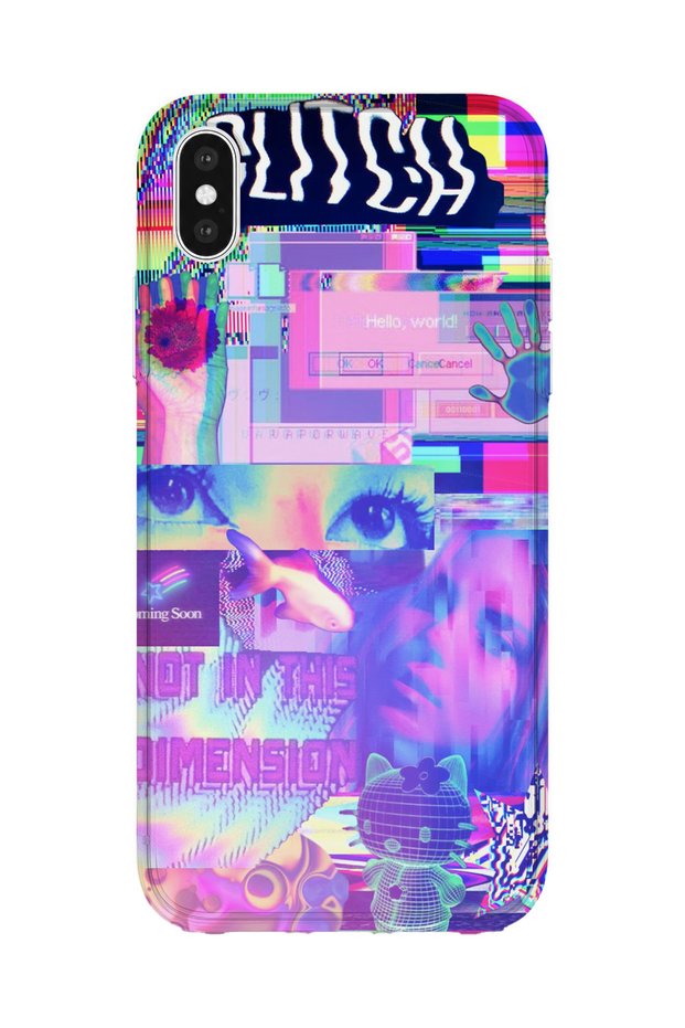 iPhone XS Max Compatible Printed Transparent Phone Case | Collection: Neondream District