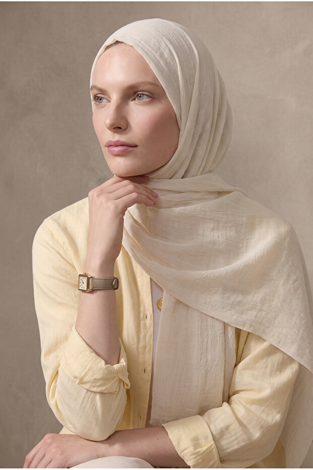 Airy - Ultra Light Shawl - Cream