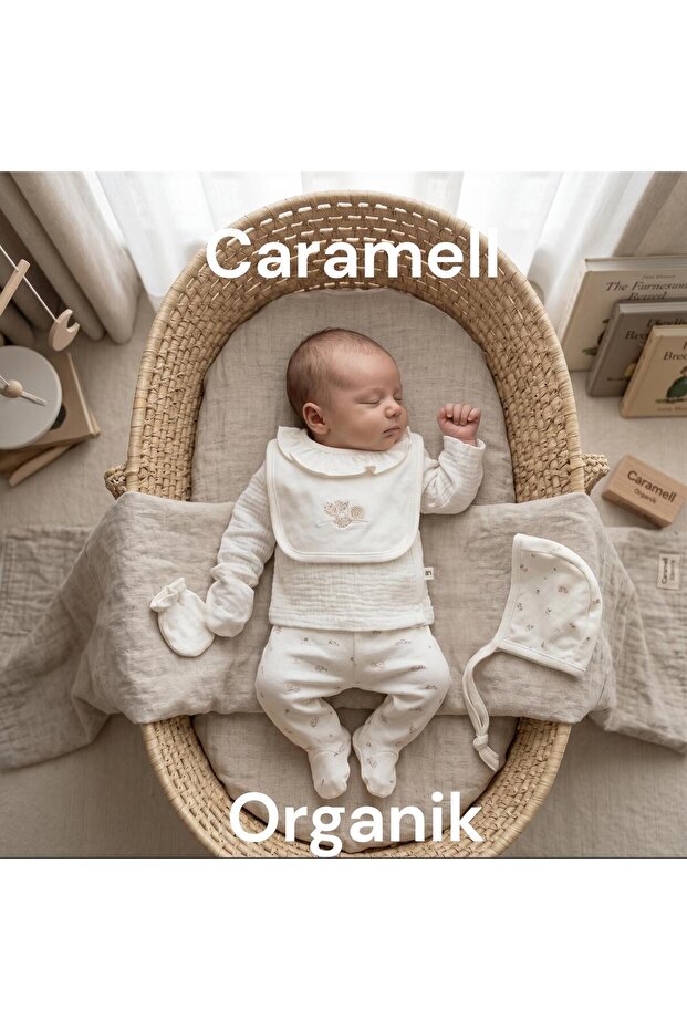 Caramell Organic Tiny Baby 5-Piece Hospital Discharge Set