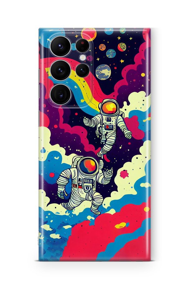 Samsung Galaxy S23 Ultra Compatible Printed Transparent Phone Case | Collection: Cosmicwhisper Skyset