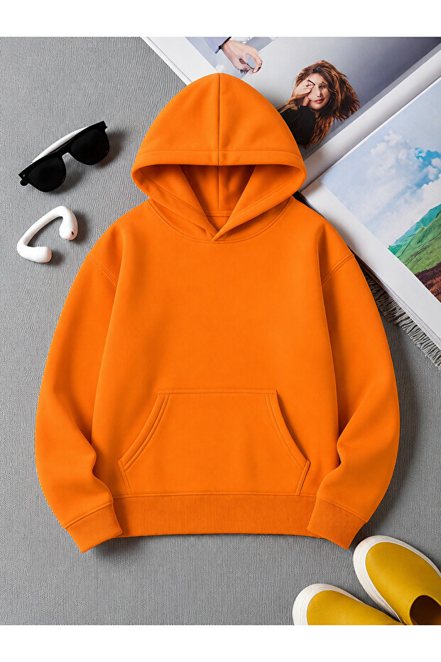 Unisex Winter Oversize Hooded Sweatshirt