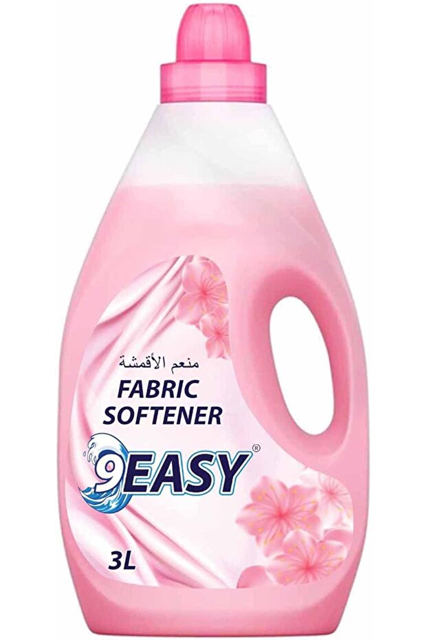 9EASY Fabric Softener - Pink, 3L