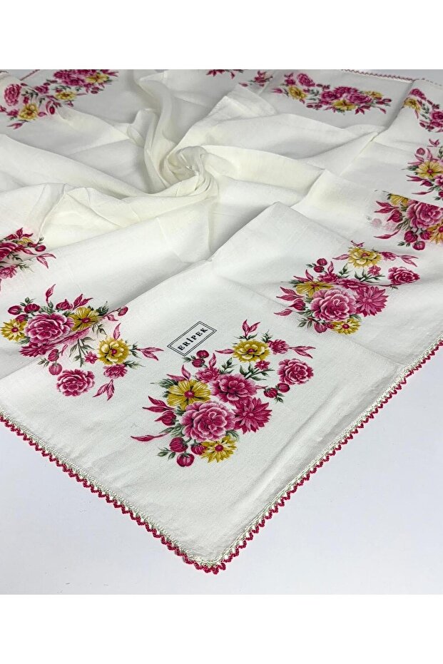 Embroidered Cotton Writing 6593-34